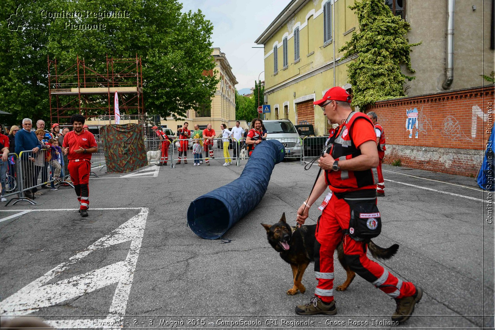 Ivrea 1 - 2 - 3 Maggio 2015 - CampoScuola CRI Regionale - Croce Rossa Italiana- Comitato Regionale del Piemonte