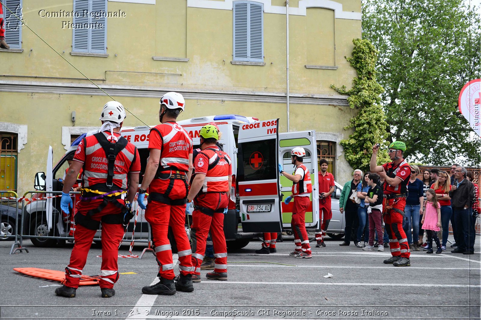 Ivrea 1 - 2 - 3 Maggio 2015 - CampoScuola CRI Regionale - Croce Rossa Italiana- Comitato Regionale del Piemonte