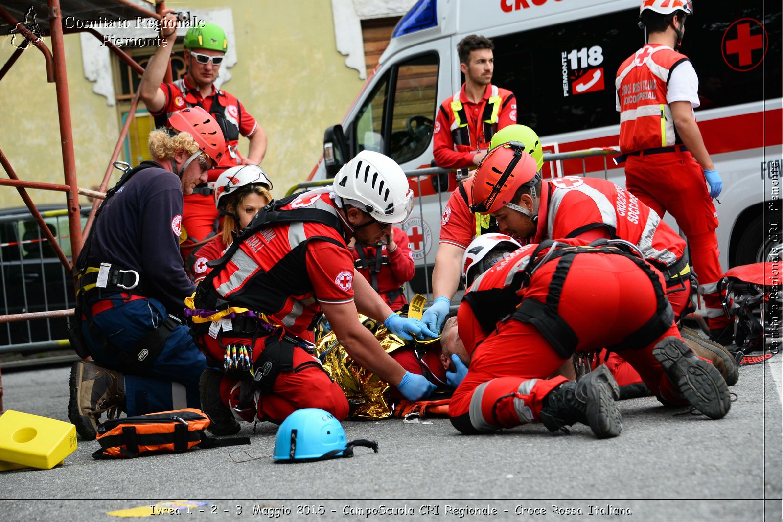 Ivrea 1 - 2 - 3 Maggio 2015 - CampoScuola CRI Regionale - Croce Rossa Italiana- Comitato Regionale del Piemonte