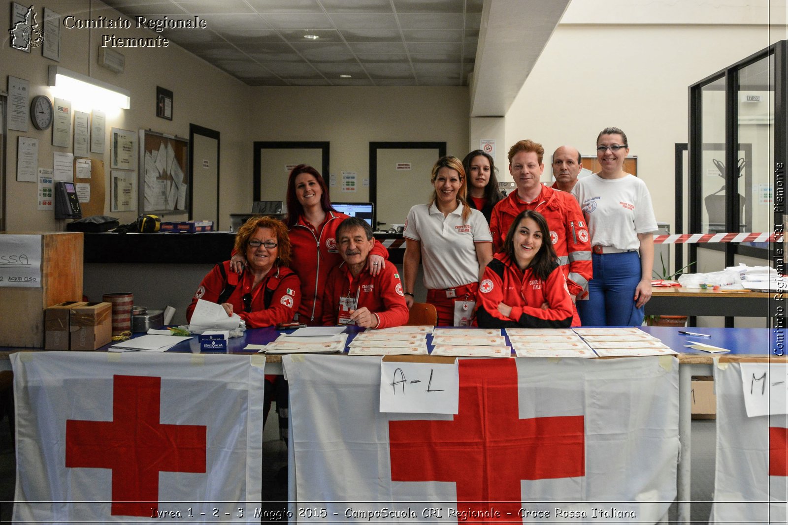 Ivrea 1 - 2 - 3 Maggio 2015 - CampoScuola CRI Regionale - Croce Rossa Italiana- Comitato Regionale del Piemonte