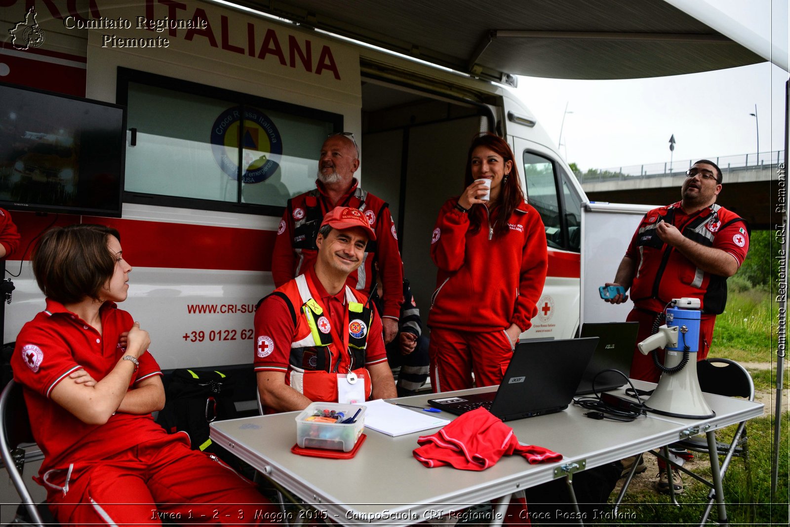 Ivrea 1 - 2 - 3 Maggio 2015 - CampoScuola CRI Regionale - Croce Rossa Italiana- Comitato Regionale del Piemonte