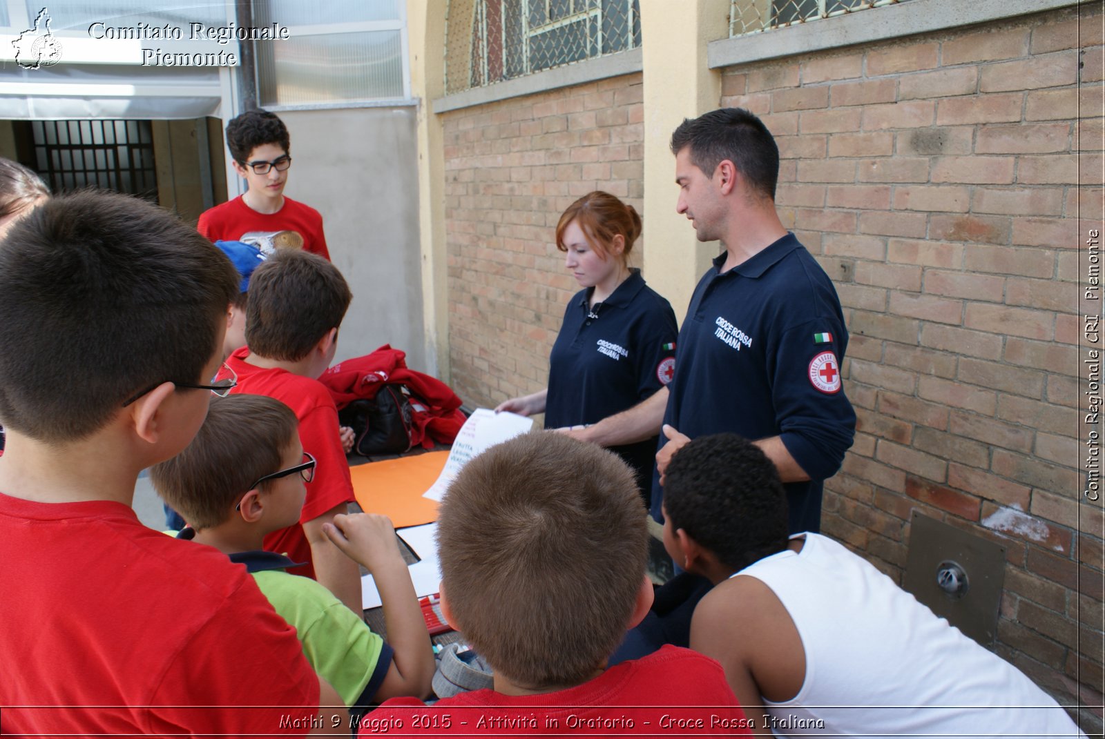 Mathi 9 Maggio 2015 - Attivit in oratorio - Croce Rossa Italiana- Comitato Regionale del Piemonte