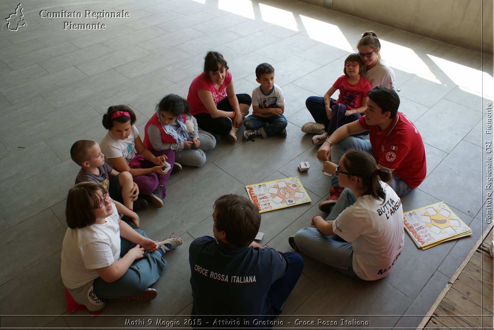 Mathi 9 Maggio 2015 - Attivit in oratorio - Croce Rossa Italiana- Comitato Regionale del Piemonte