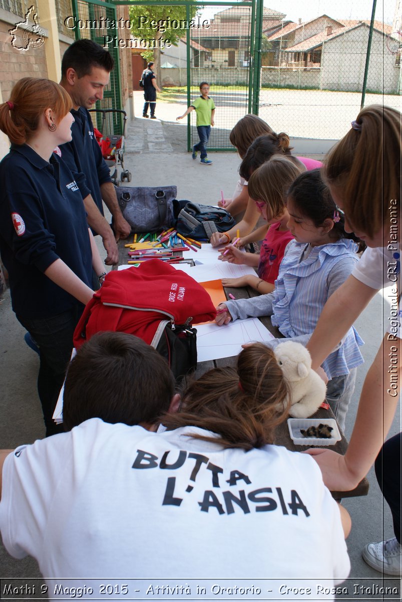 Mathi 9 Maggio 2015 - Attivit in oratorio - Croce Rossa Italiana- Comitato Regionale del Piemonte