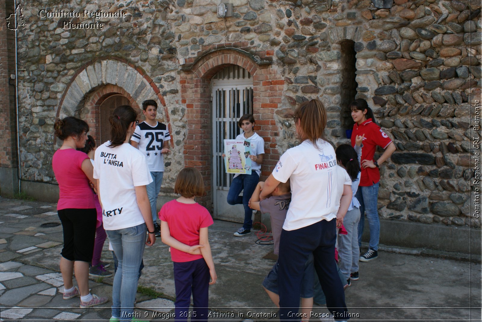 Mathi 9 Maggio 2015 - Attivit in oratorio - Croce Rossa Italiana- Comitato Regionale del Piemonte