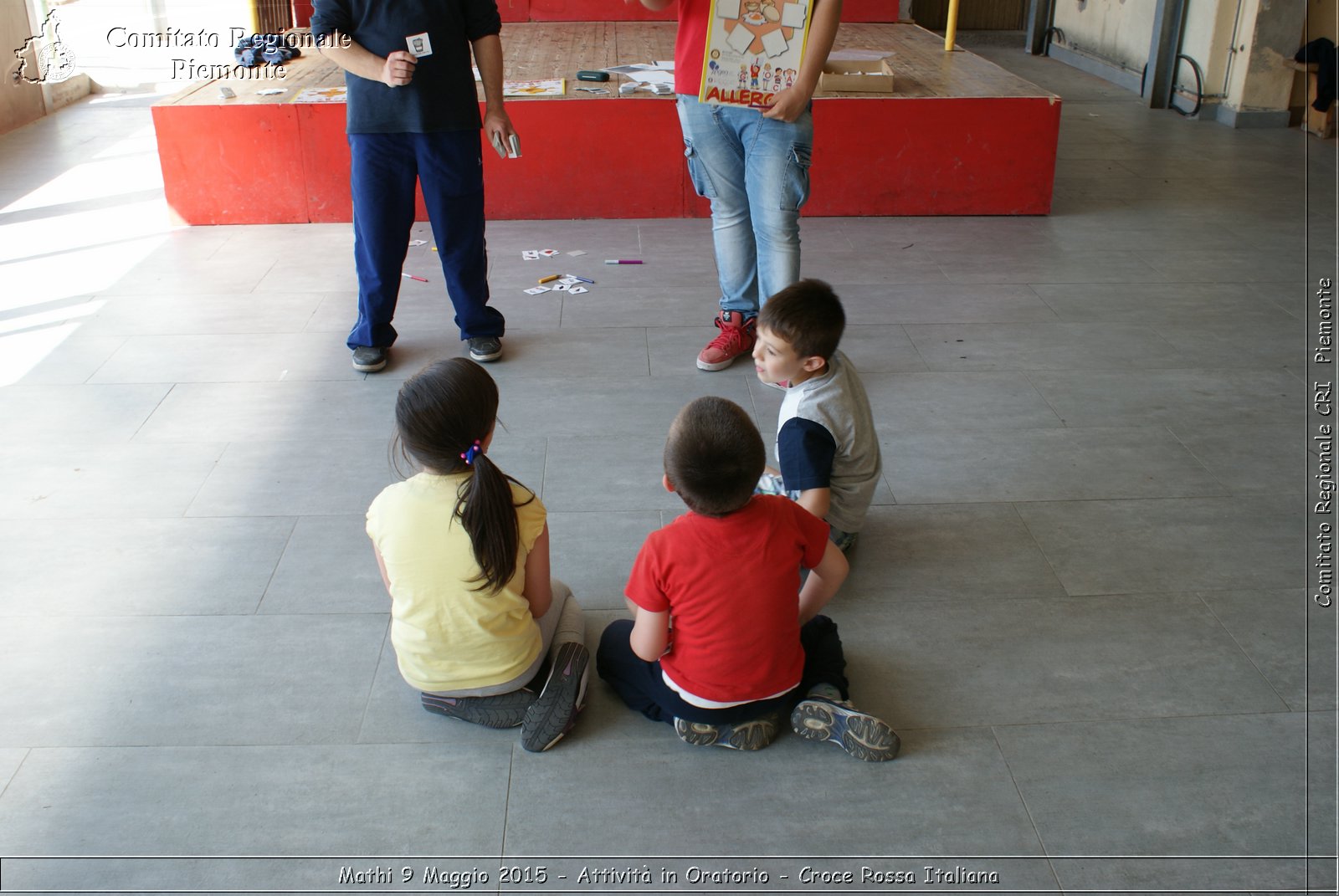 Mathi 9 Maggio 2015 - Attivit in oratorio - Croce Rossa Italiana- Comitato Regionale del Piemonte