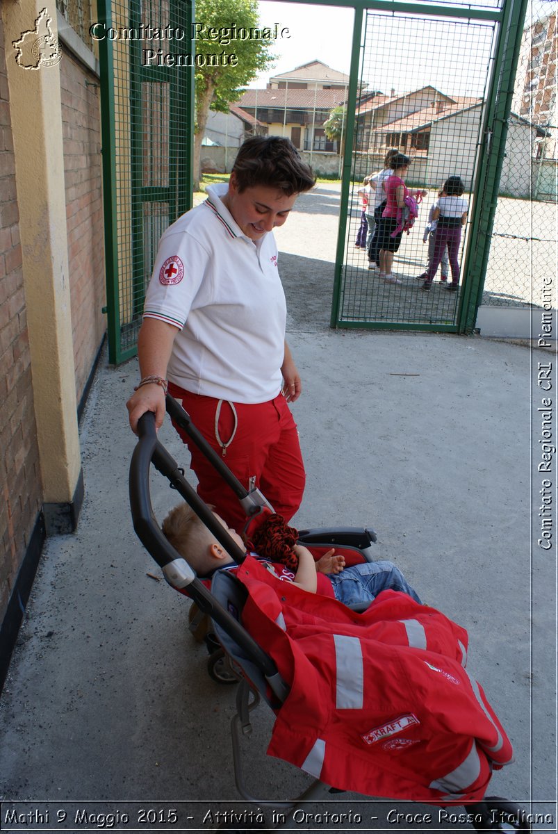 Mathi 9 Maggio 2015 - Attivit in oratorio - Croce Rossa Italiana- Comitato Regionale del Piemonte