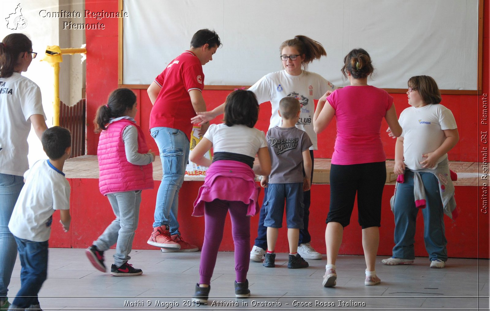 Mathi 9 Maggio 2015 - Attivit in oratorio - Croce Rossa Italiana- Comitato Regionale del Piemonte