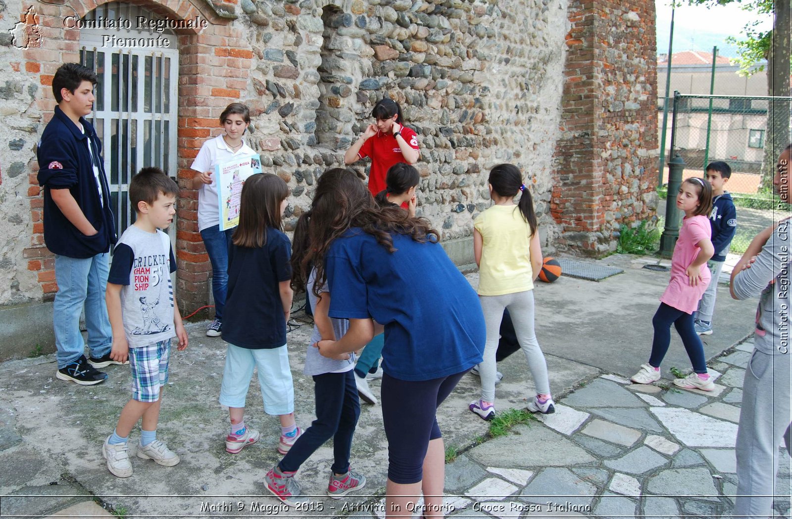 Mathi 9 Maggio 2015 - Attivit in oratorio - Croce Rossa Italiana- Comitato Regionale del Piemonte