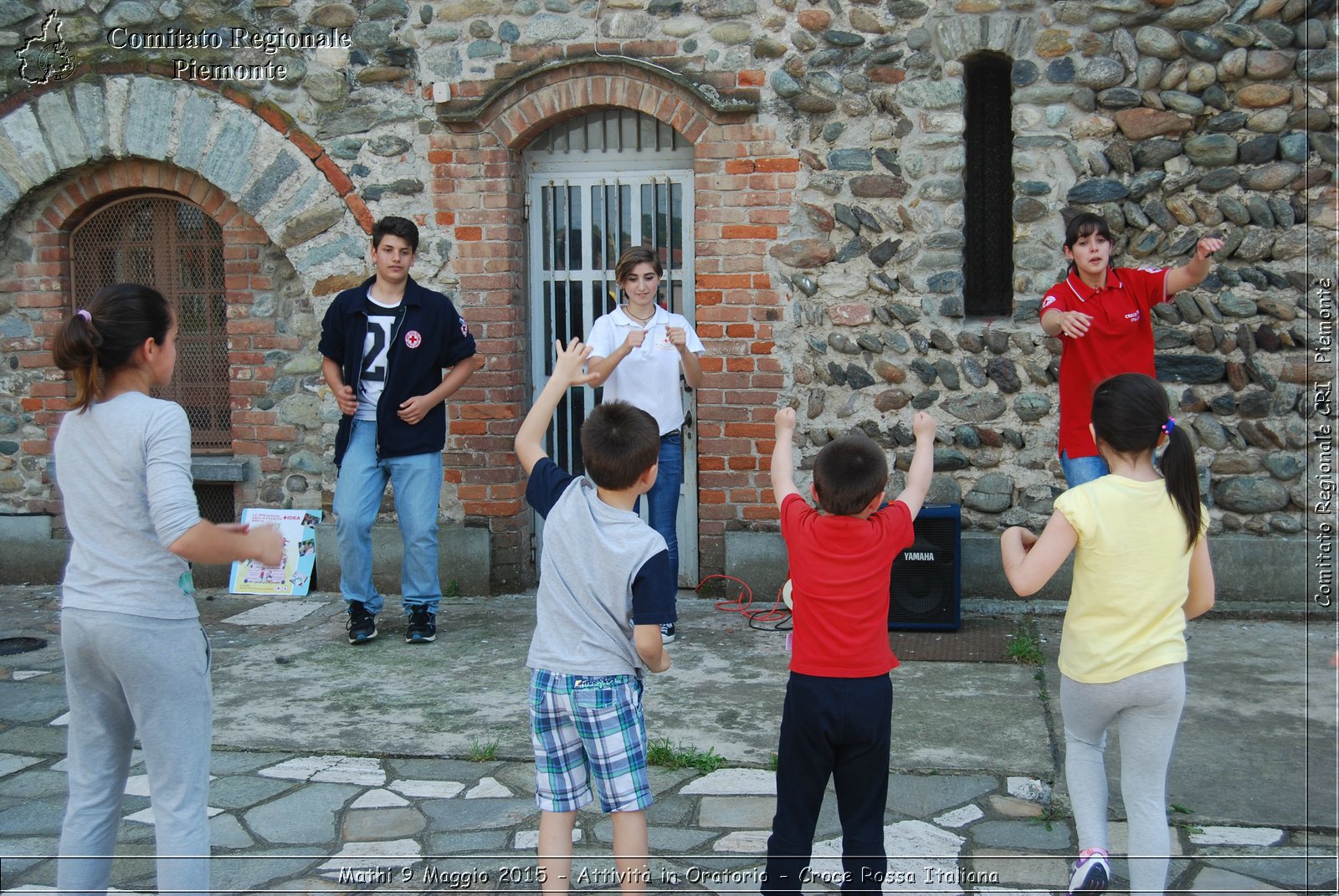 Mathi 9 Maggio 2015 - Attivit in oratorio - Croce Rossa Italiana- Comitato Regionale del Piemonte