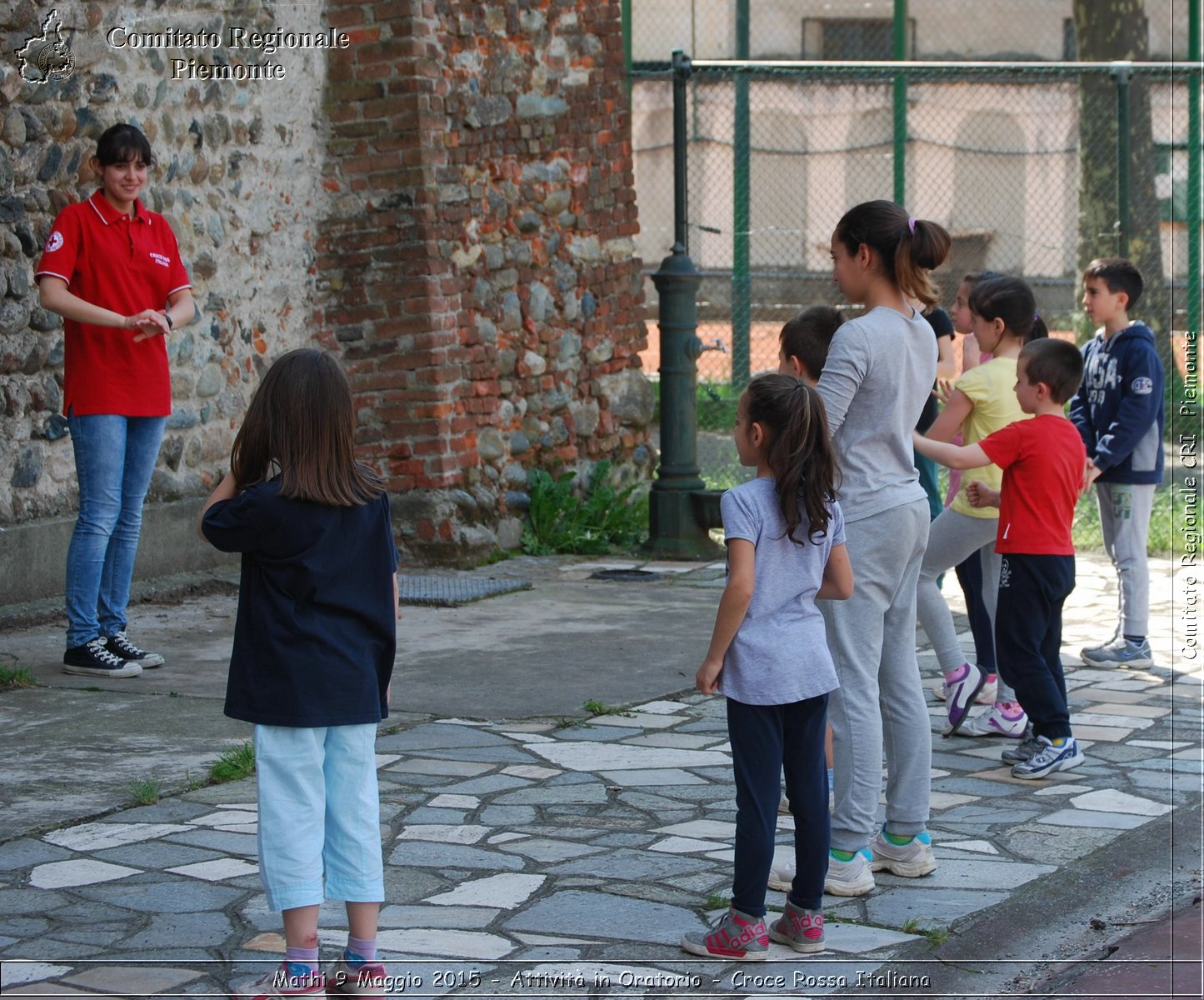 Mathi 9 Maggio 2015 - Attivit in oratorio - Croce Rossa Italiana- Comitato Regionale del Piemonte