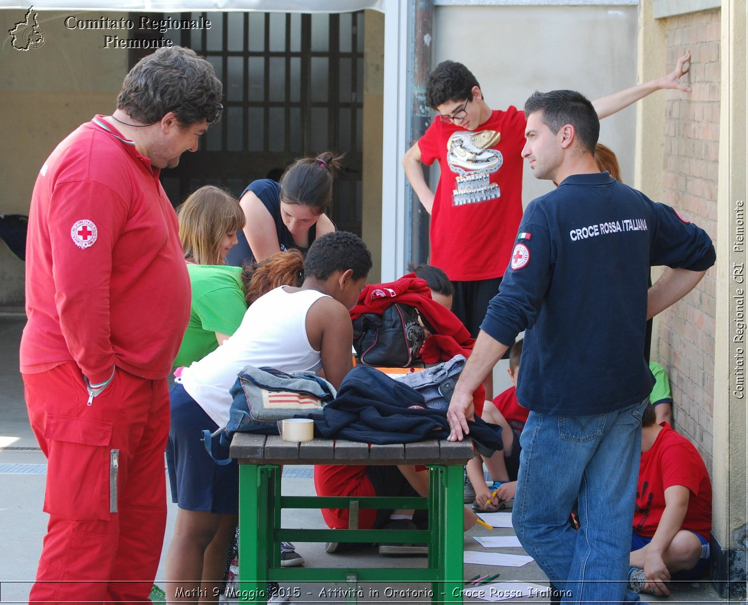 Mathi 9 Maggio 2015 - Attivit in oratorio - Croce Rossa Italiana- Comitato Regionale del Piemonte