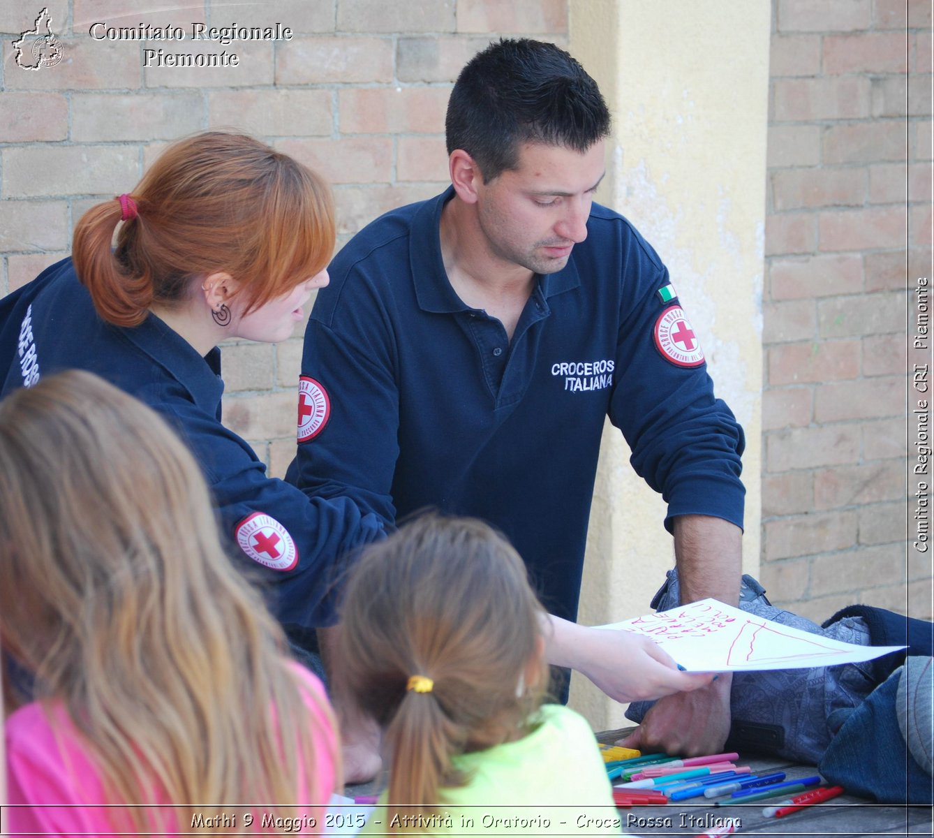 Mathi 9 Maggio 2015 - Attivit in oratorio - Croce Rossa Italiana- Comitato Regionale del Piemonte