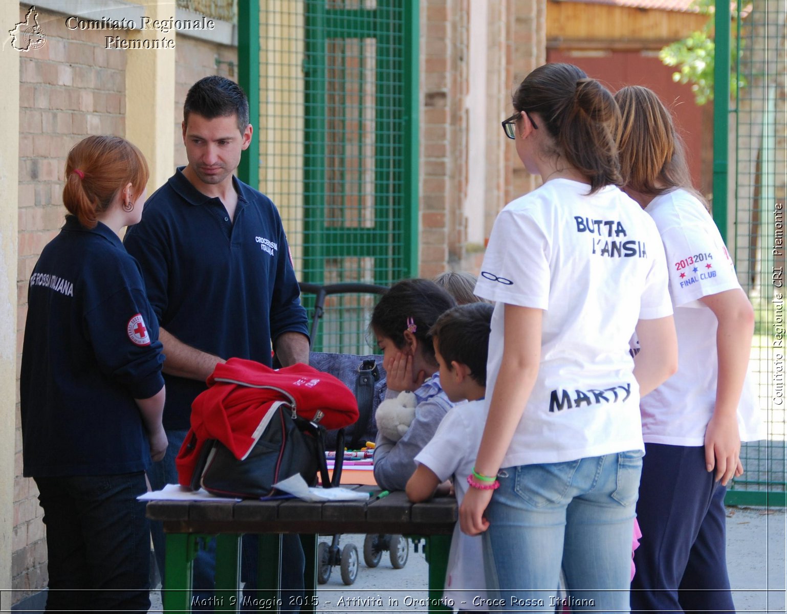 Mathi 9 Maggio 2015 - Attivit in oratorio - Croce Rossa Italiana- Comitato Regionale del Piemonte