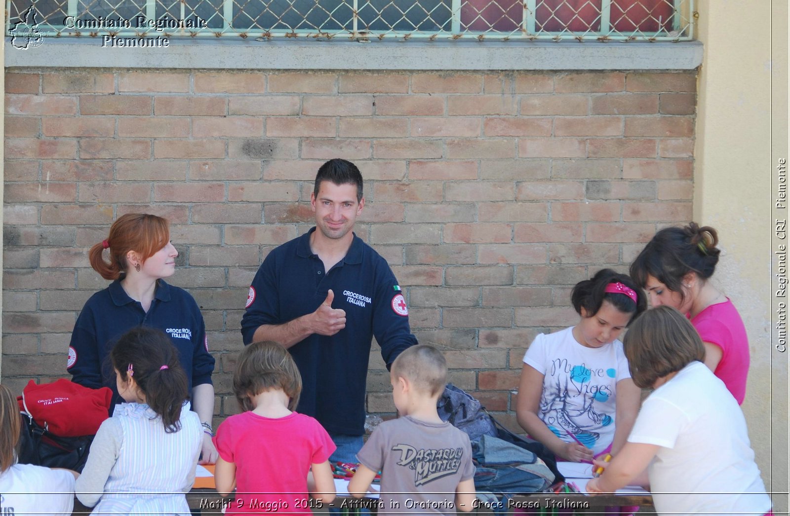 Mathi 9 Maggio 2015 - Attivit in oratorio - Croce Rossa Italiana- Comitato Regionale del Piemonte