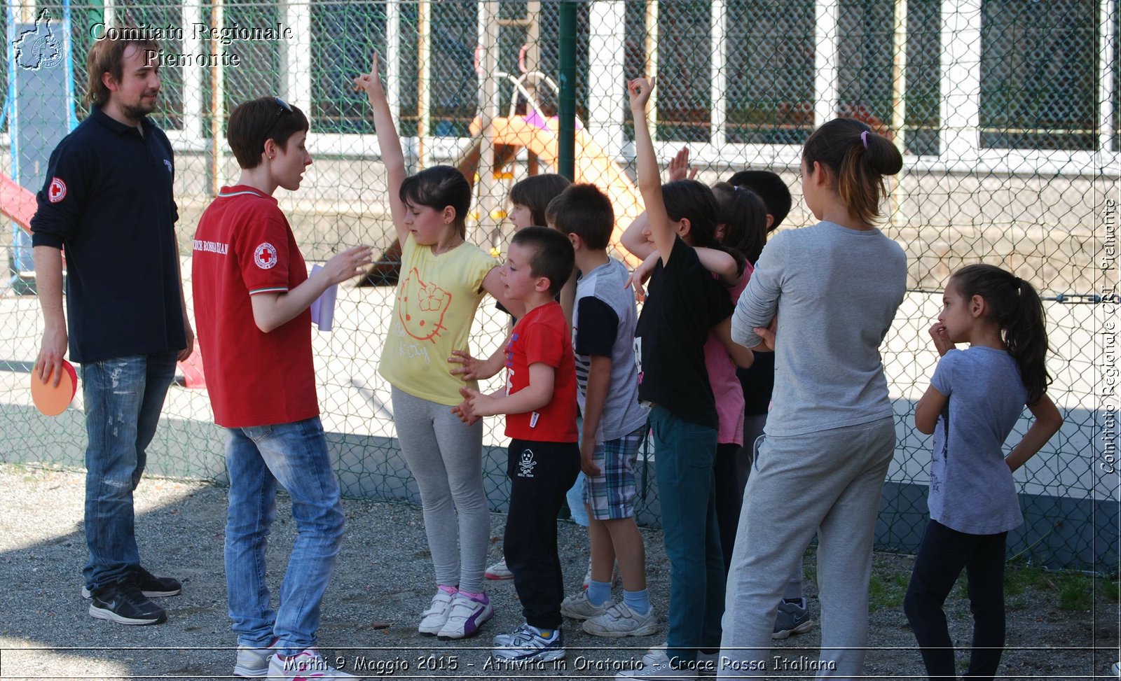 Mathi 9 Maggio 2015 - Attivit in oratorio - Croce Rossa Italiana- Comitato Regionale del Piemonte