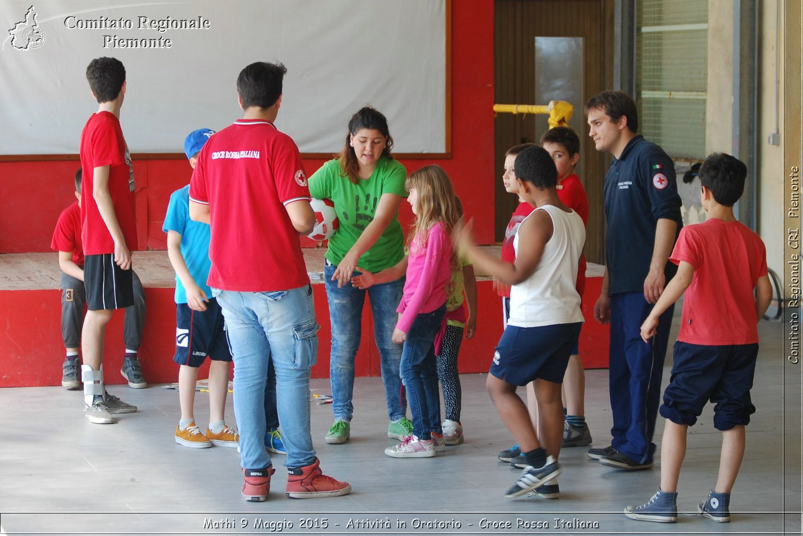 Mathi 9 Maggio 2015 - Attivit in oratorio - Croce Rossa Italiana- Comitato Regionale del Piemonte