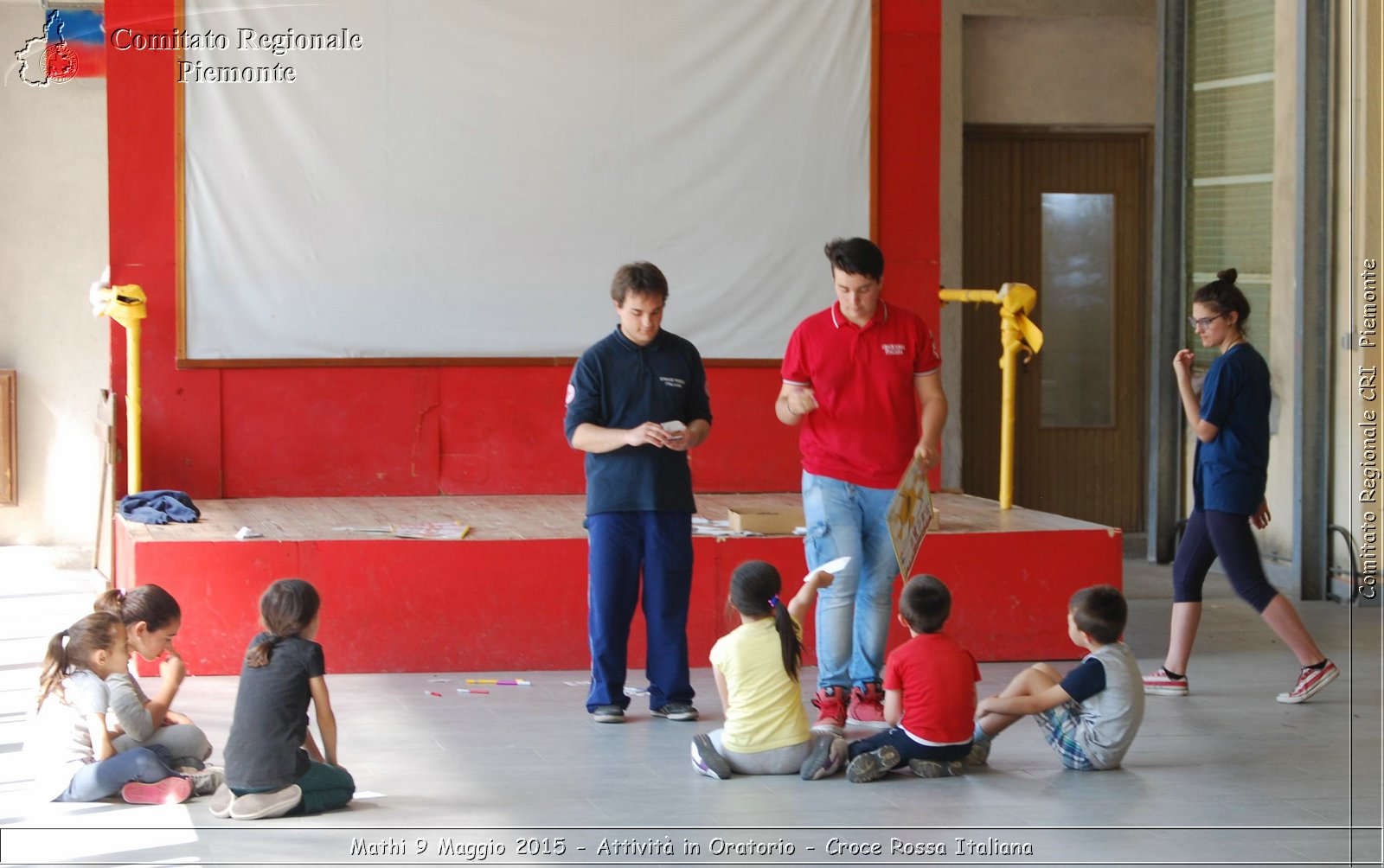 Mathi 9 Maggio 2015 - Attivit in oratorio - Croce Rossa Italiana- Comitato Regionale del Piemonte