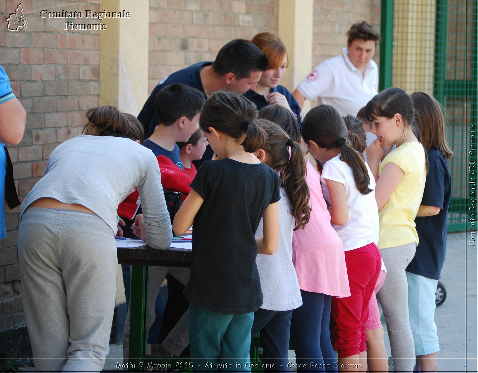 Mathi 9 Maggio 2015 - Attivit in oratorio - Croce Rossa Italiana- Comitato Regionale del Piemonte