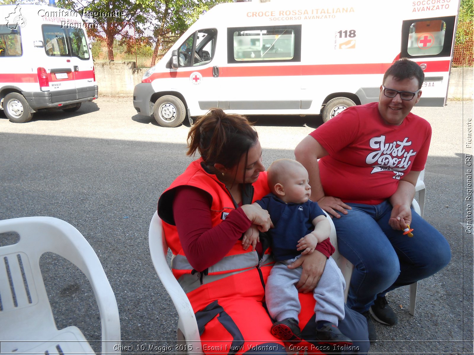 Chieri 10 Maggio 2015 - Esami Nuovi Volontari - Croce Rossa Italiana- Comitato Regionale del Piemonte