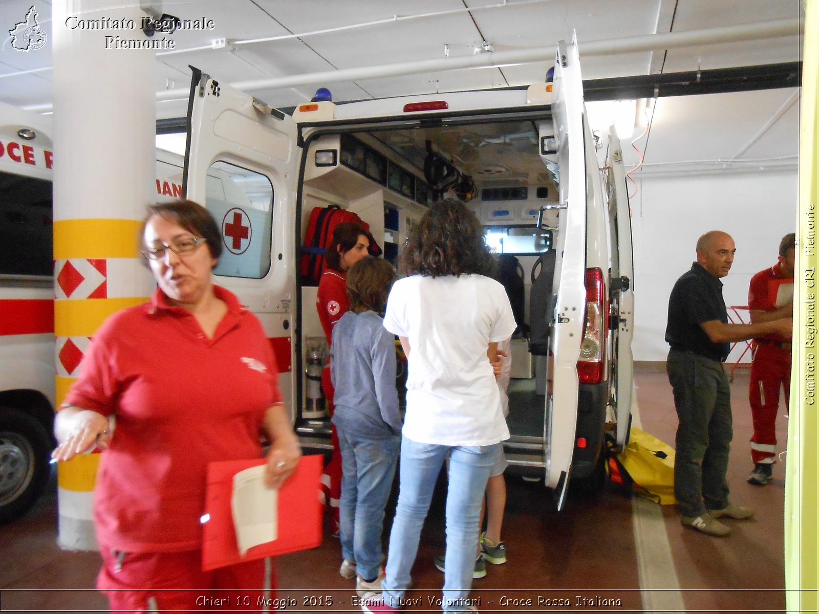 Chieri 10 Maggio 2015 - Esami Nuovi Volontari - Croce Rossa Italiana- Comitato Regionale del Piemonte