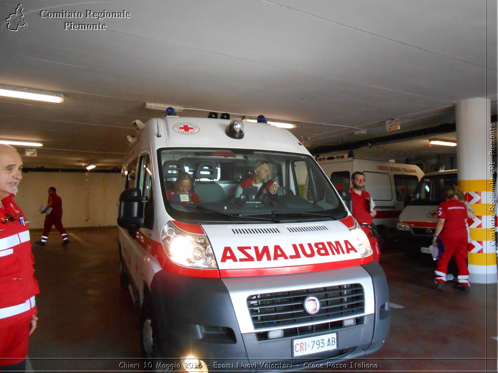 Chieri 10 Maggio 2015 - Esami Nuovi Volontari - Croce Rossa Italiana- Comitato Regionale del Piemonte