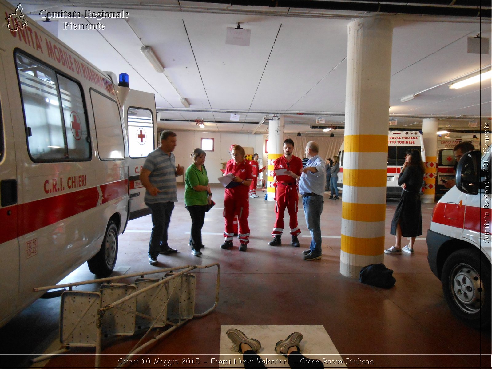 Chieri 10 Maggio 2015 - Esami Nuovi Volontari - Croce Rossa Italiana- Comitato Regionale del Piemonte