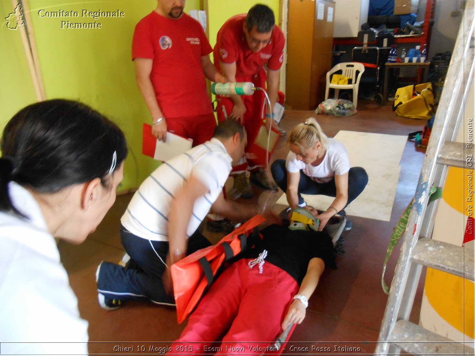 Chieri 10 Maggio 2015 - Esami Nuovi Volontari - Croce Rossa Italiana- Comitato Regionale del Piemonte