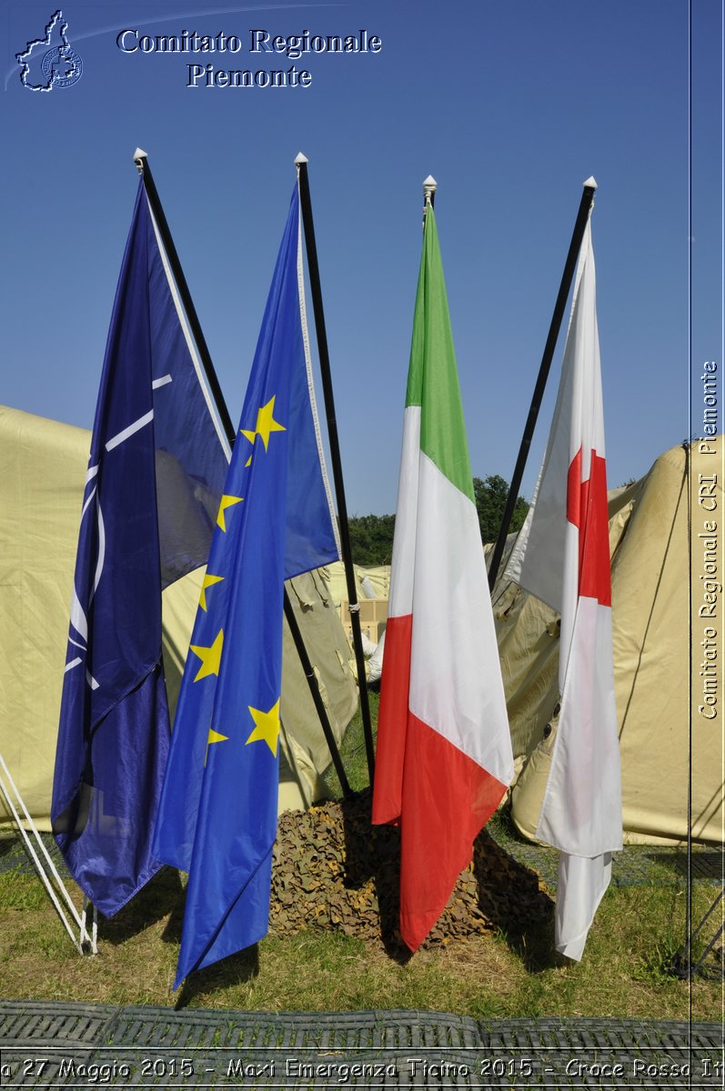 Pombia 27 Maggio 2015 - Maxi Emergenza Ticino 2015 - Croce Rossa Italiana- Comitato Regionale del Piemonte