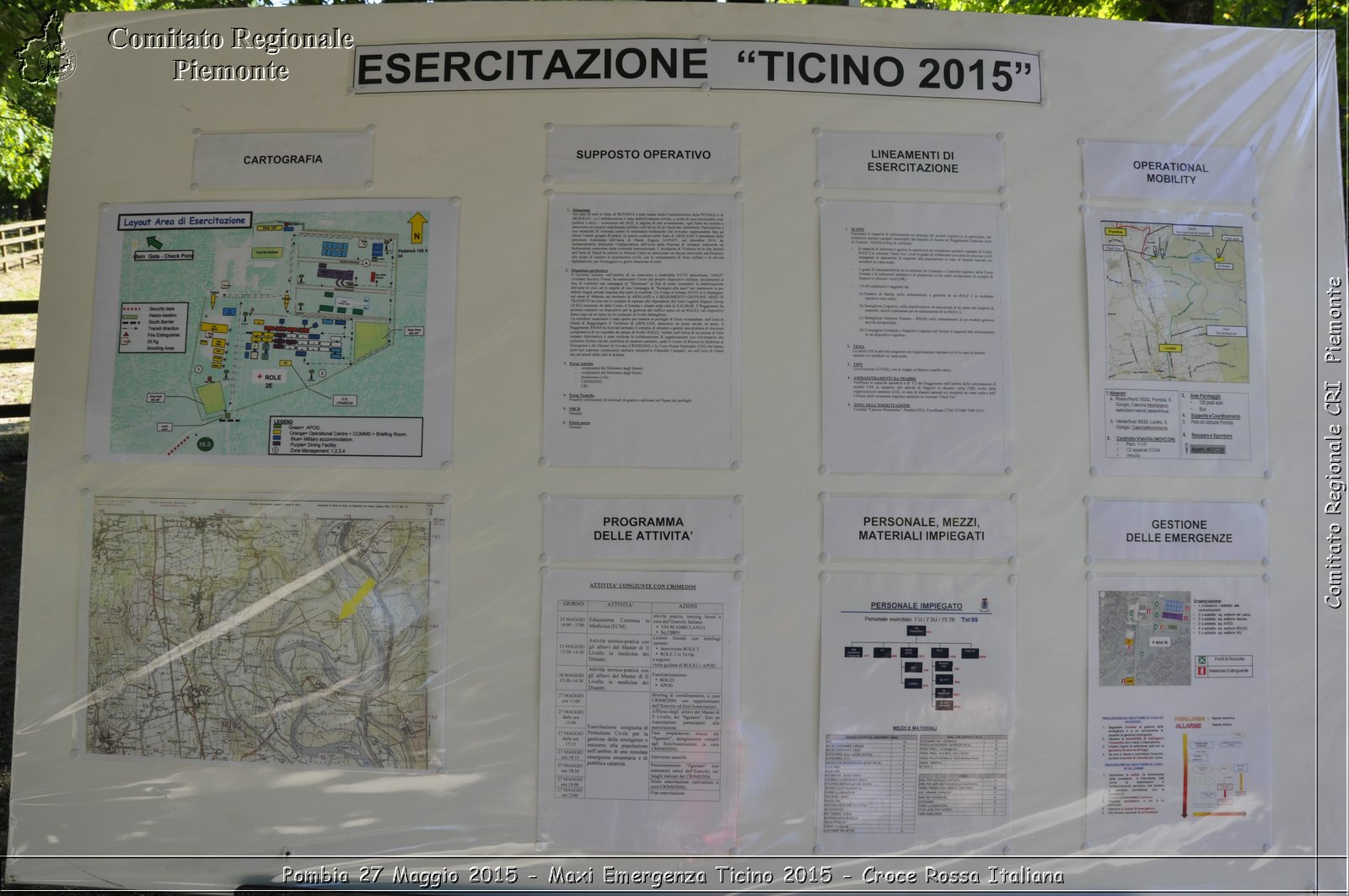 Pombia 27 Maggio 2015 - Maxi Emergenza Ticino 2015 - Croce Rossa Italiana- Comitato Regionale del Piemonte