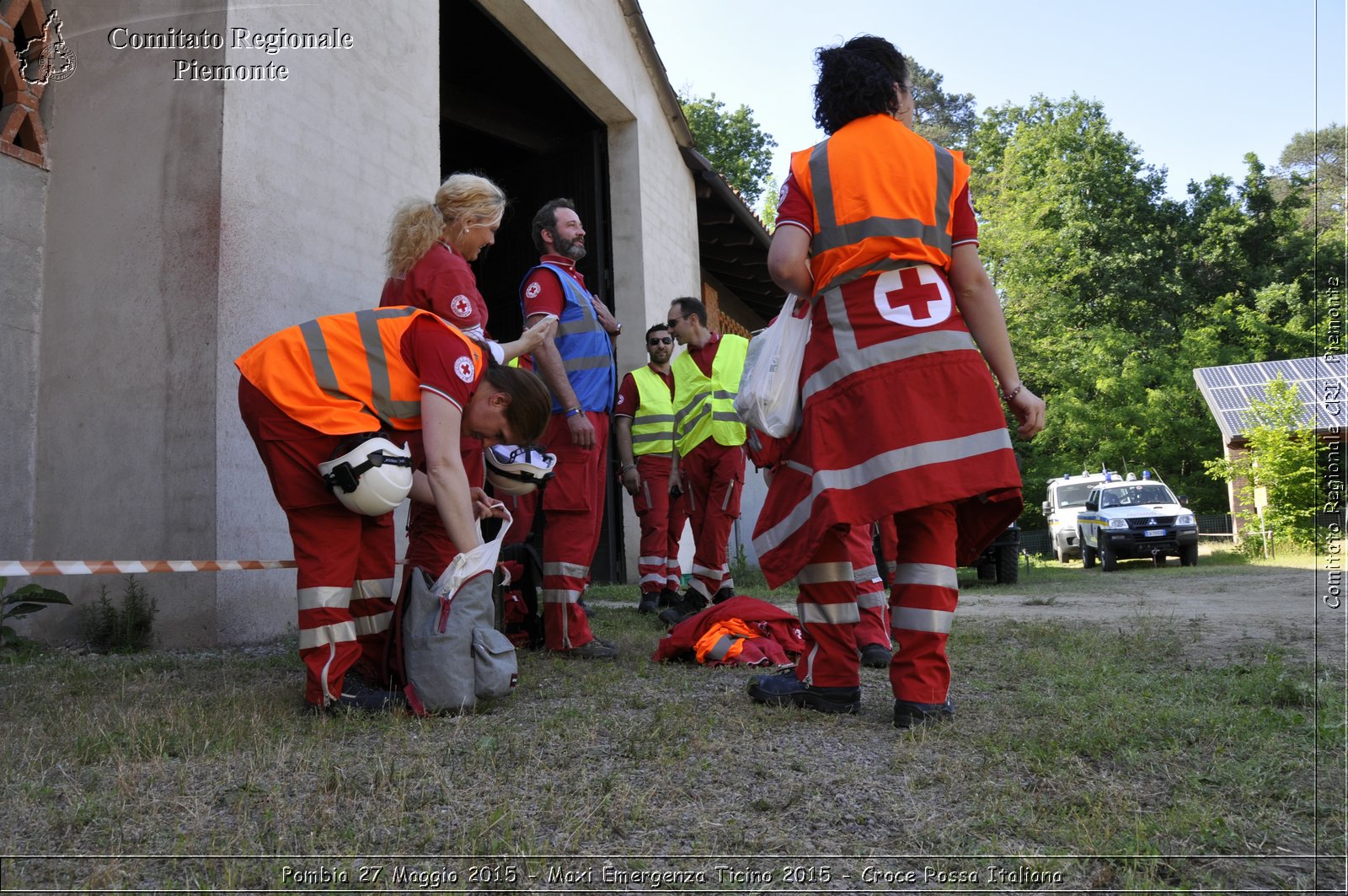 Pombia 27 Maggio 2015 - Maxi Emergenza Ticino 2015 - Croce Rossa Italiana- Comitato Regionale del Piemonte