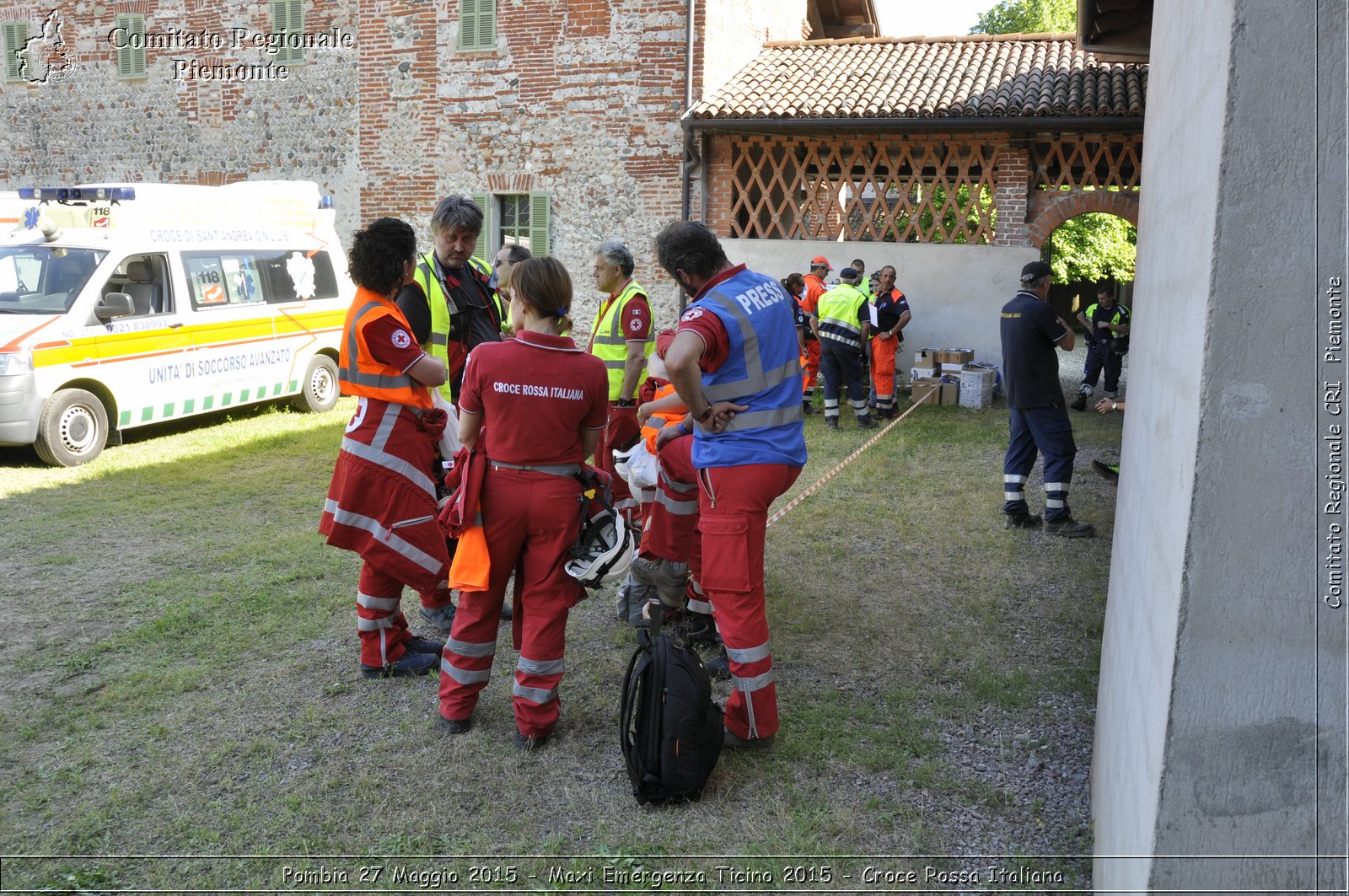 Pombia 27 Maggio 2015 - Maxi Emergenza Ticino 2015 - Croce Rossa Italiana- Comitato Regionale del Piemonte