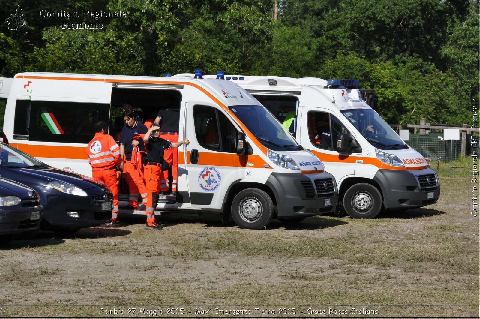 Pombia 27 Maggio 2015 - Maxi Emergenza Ticino 2015 - Croce Rossa Italiana- Comitato Regionale del Piemonte