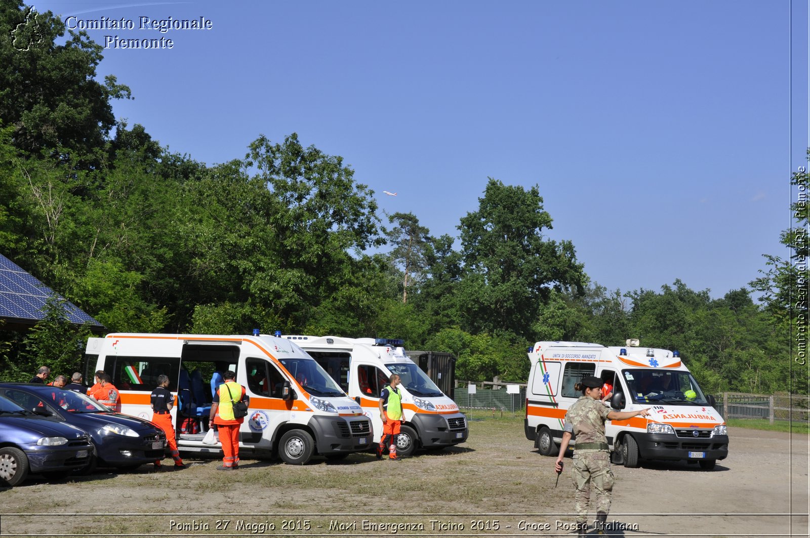 Pombia 27 Maggio 2015 - Maxi Emergenza Ticino 2015 - Croce Rossa Italiana- Comitato Regionale del Piemonte