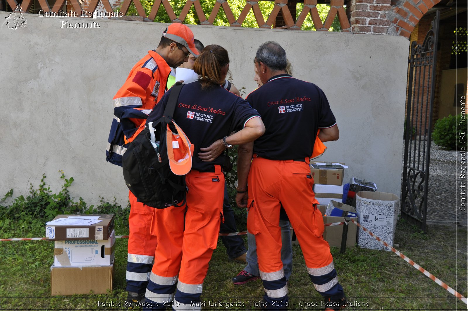 Pombia 27 Maggio 2015 - Maxi Emergenza Ticino 2015 - Croce Rossa Italiana- Comitato Regionale del Piemonte