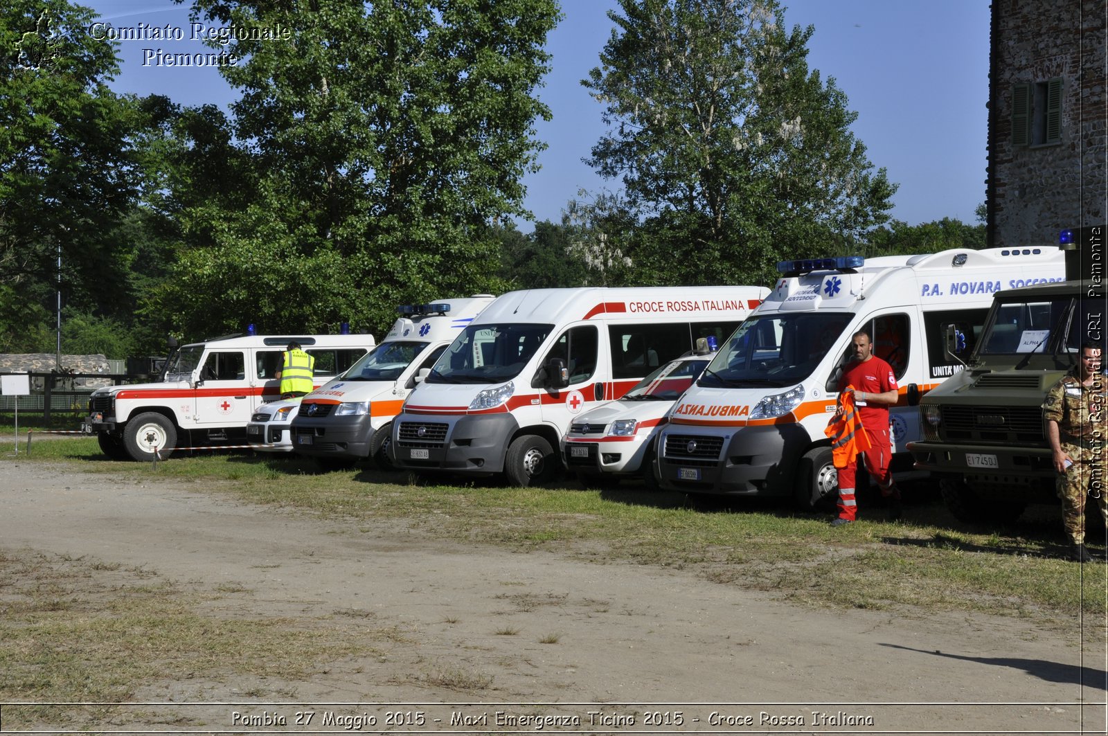 Pombia 27 Maggio 2015 - Maxi Emergenza Ticino 2015 - Croce Rossa Italiana- Comitato Regionale del Piemonte