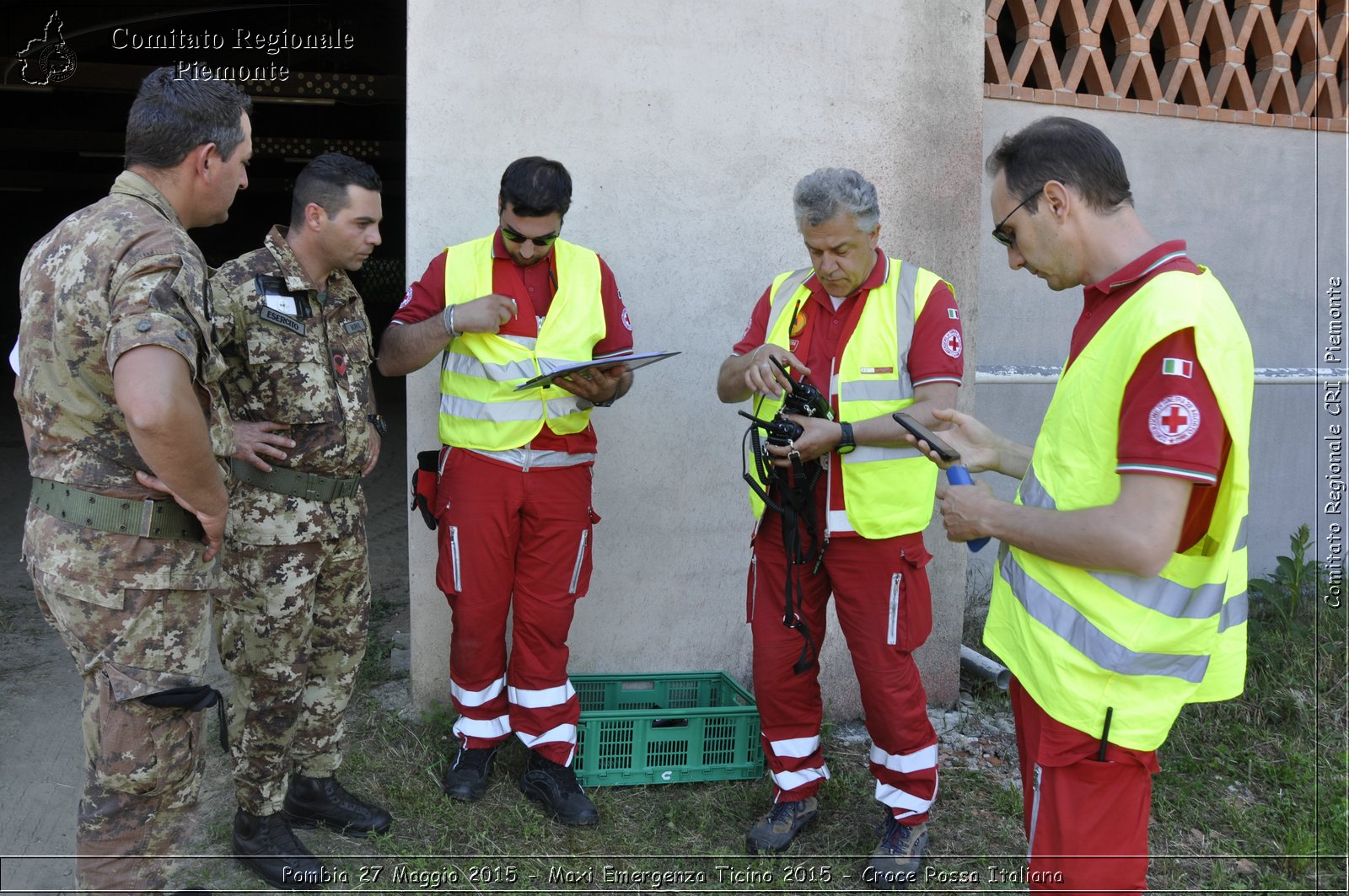 Pombia 27 Maggio 2015 - Maxi Emergenza Ticino 2015 - Croce Rossa Italiana- Comitato Regionale del Piemonte