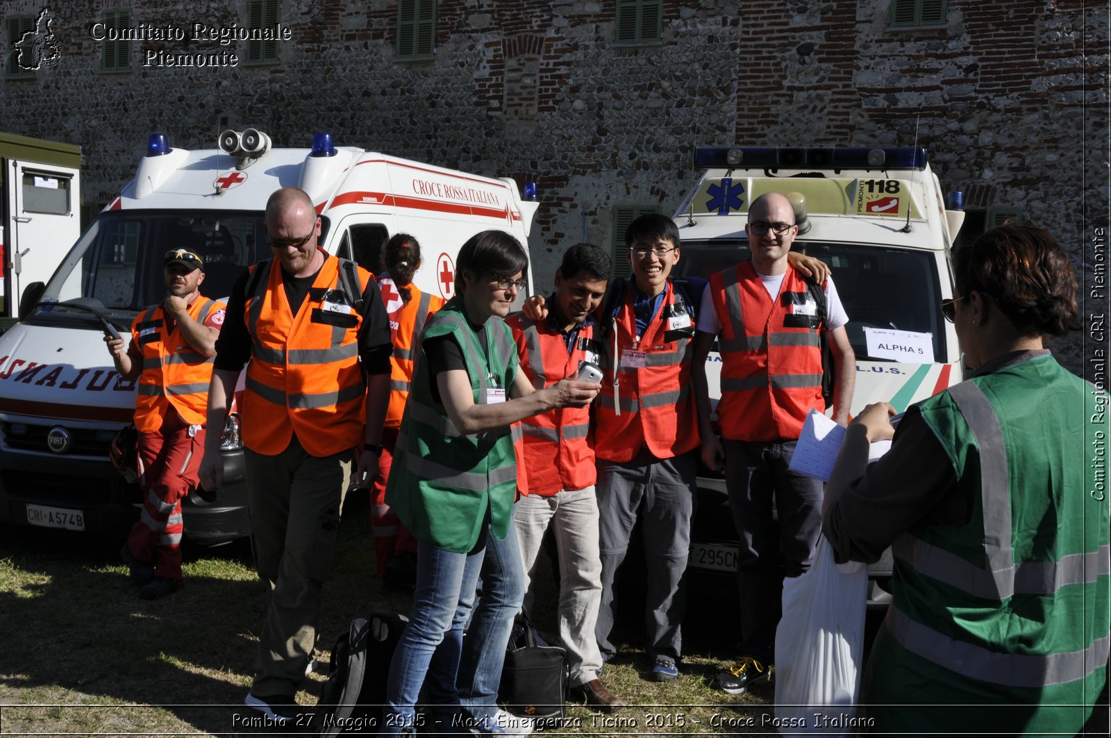 Pombia 27 Maggio 2015 - Maxi Emergenza Ticino 2015 - Croce Rossa Italiana- Comitato Regionale del Piemonte