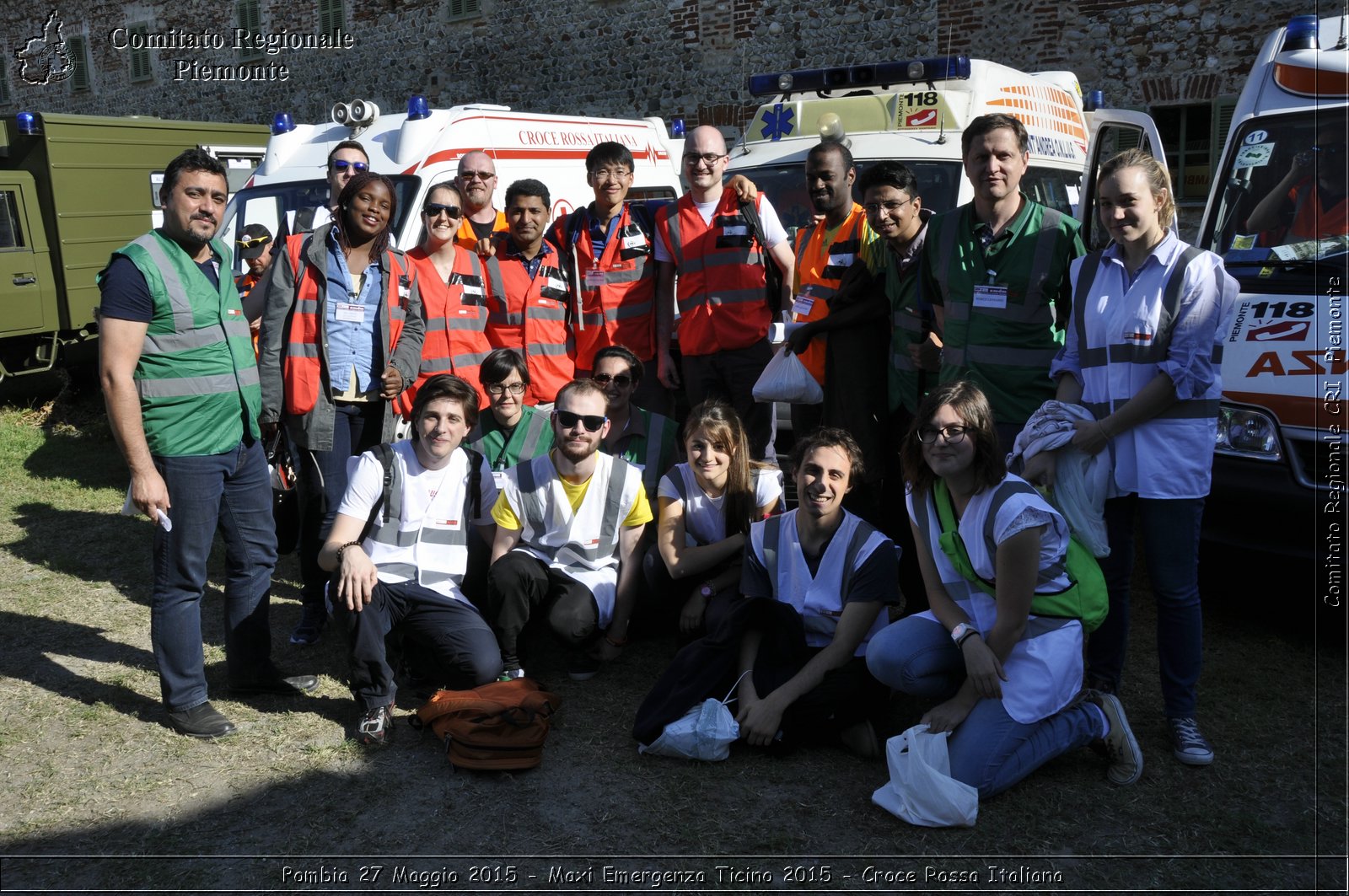 Pombia 27 Maggio 2015 - Maxi Emergenza Ticino 2015 - Croce Rossa Italiana- Comitato Regionale del Piemonte