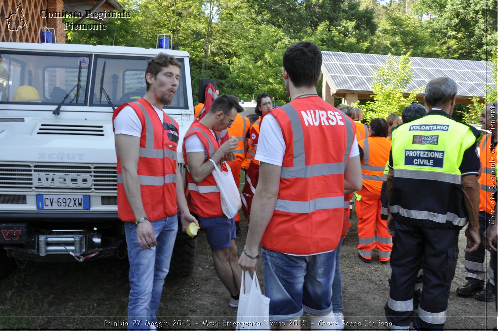 Pombia 27 Maggio 2015 - Maxi Emergenza Ticino 2015 - Croce Rossa Italiana- Comitato Regionale del Piemonte