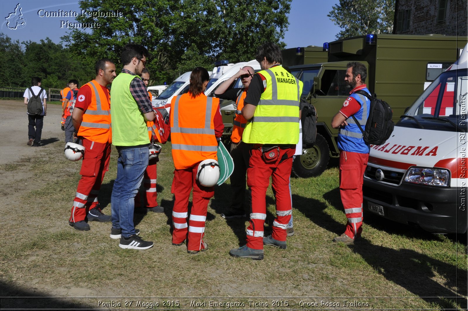 Pombia 27 Maggio 2015 - Maxi Emergenza Ticino 2015 - Croce Rossa Italiana- Comitato Regionale del Piemonte