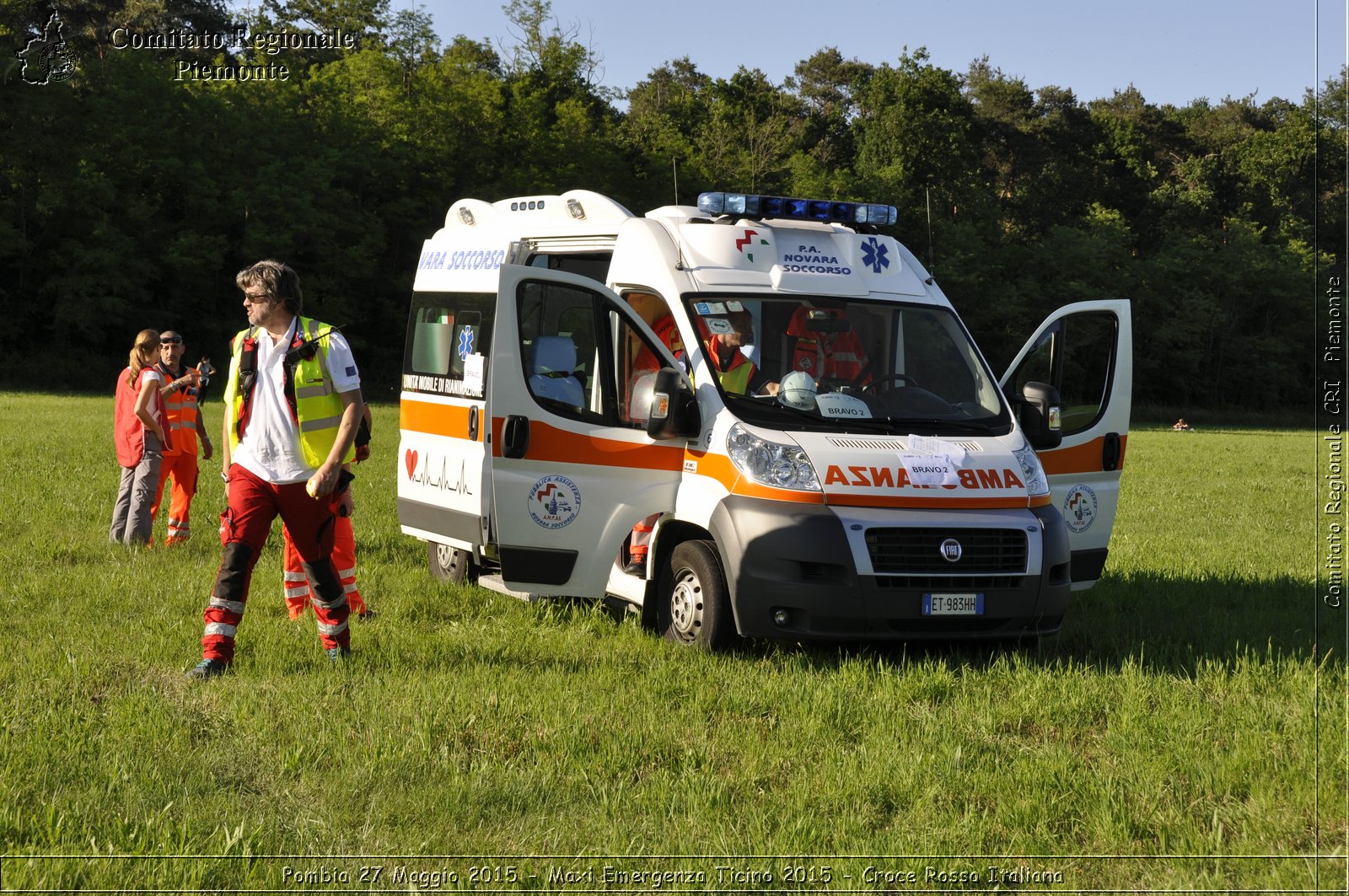 Pombia 27 Maggio 2015 - Maxi Emergenza Ticino 2015 - Croce Rossa Italiana- Comitato Regionale del Piemonte