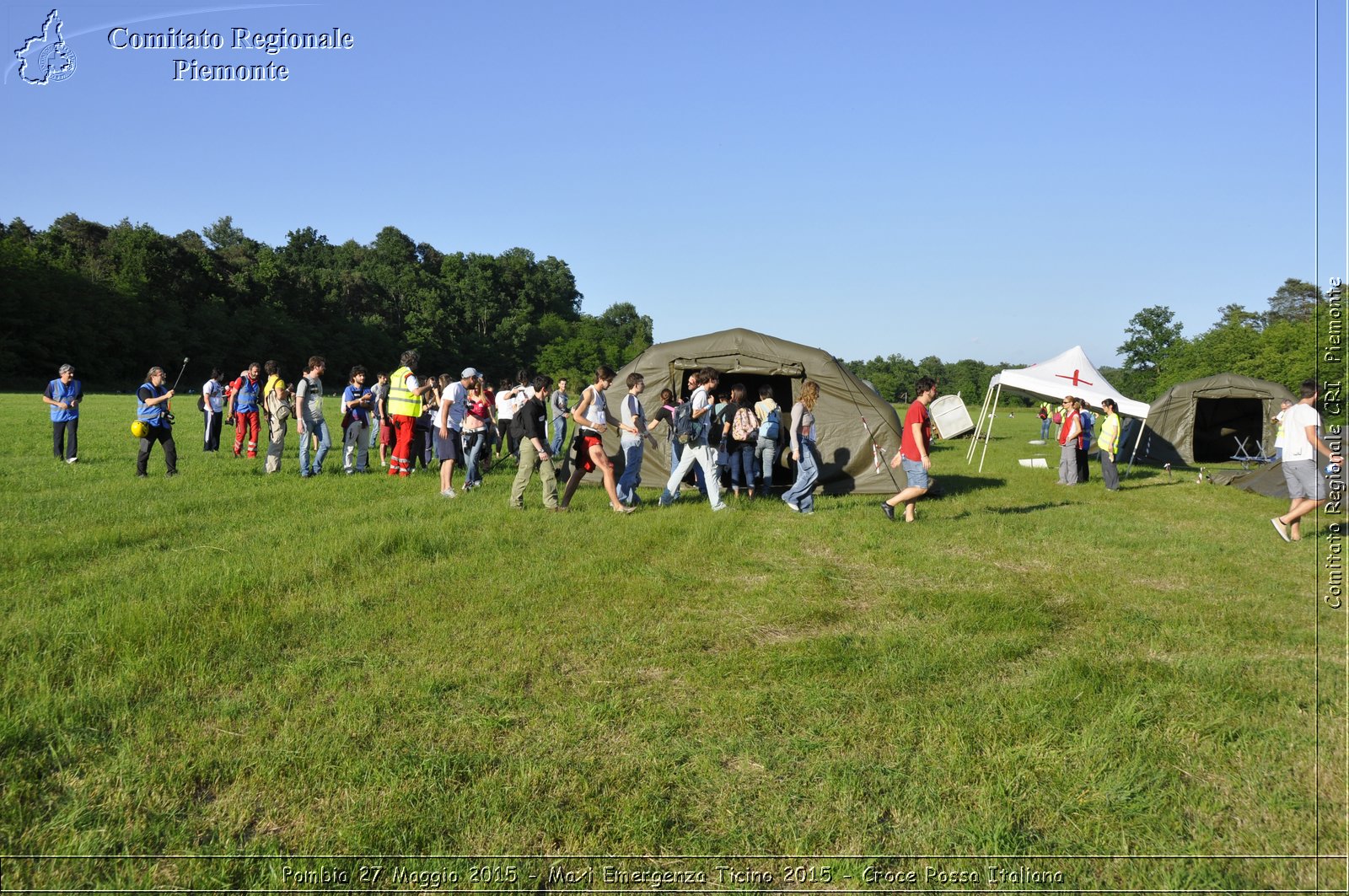 Pombia 27 Maggio 2015 - Maxi Emergenza Ticino 2015 - Croce Rossa Italiana- Comitato Regionale del Piemonte