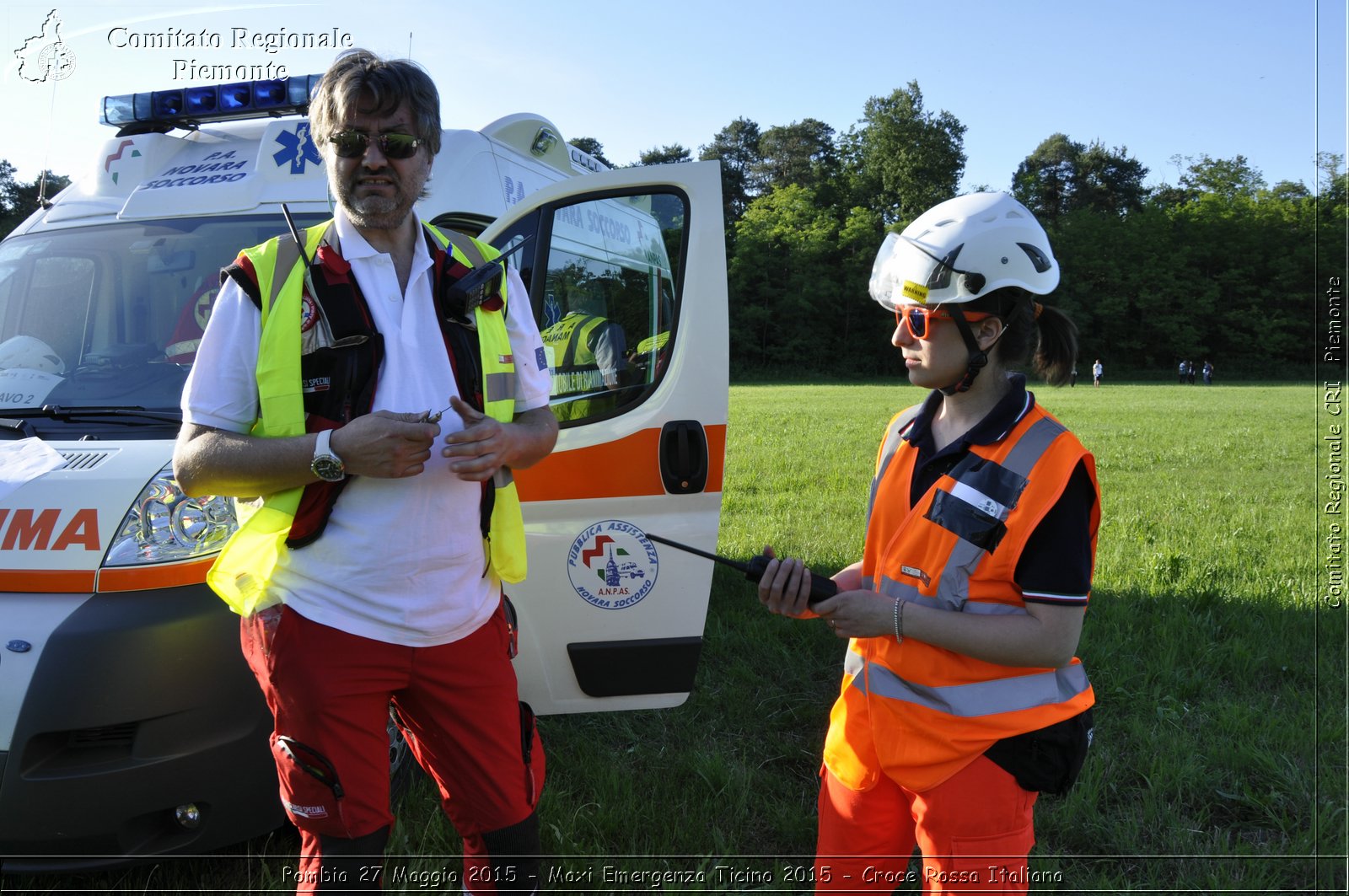 Pombia 27 Maggio 2015 - Maxi Emergenza Ticino 2015 - Croce Rossa Italiana- Comitato Regionale del Piemonte