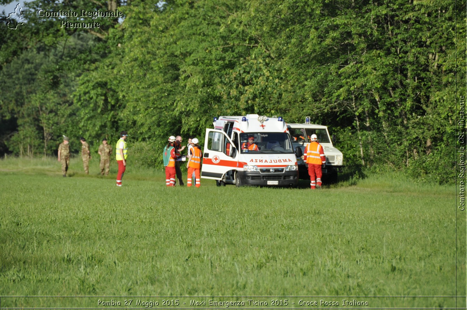 Pombia 27 Maggio 2015 - Maxi Emergenza Ticino 2015 - Croce Rossa Italiana- Comitato Regionale del Piemonte