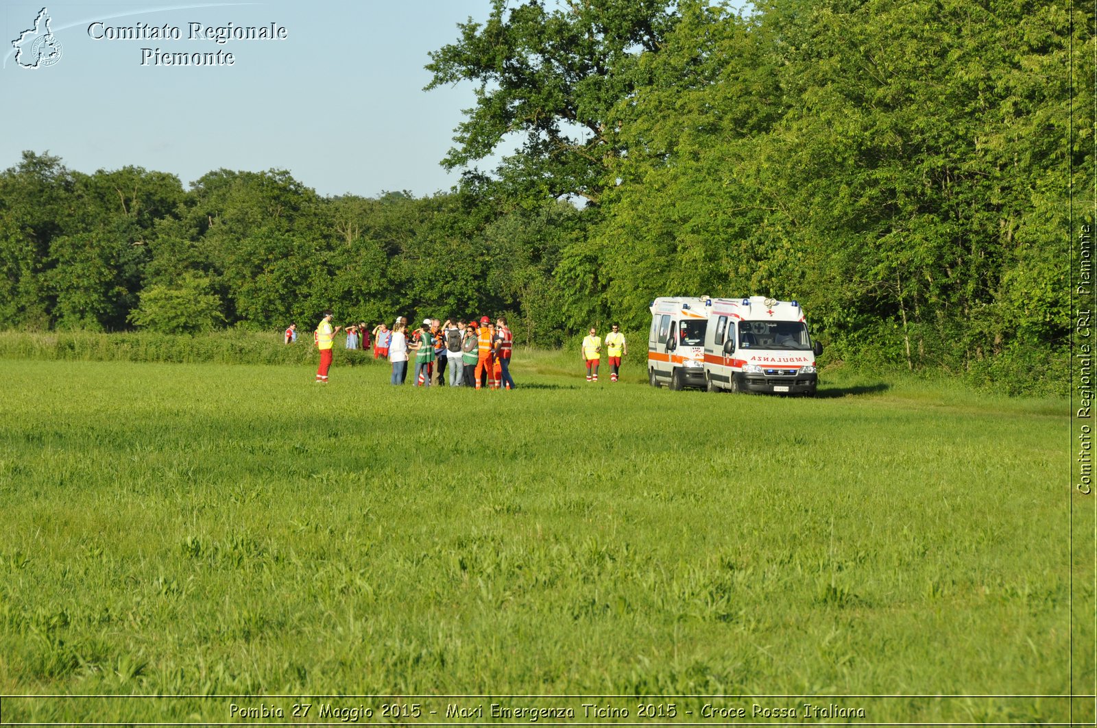 Pombia 27 Maggio 2015 - Maxi Emergenza Ticino 2015 - Croce Rossa Italiana- Comitato Regionale del Piemonte