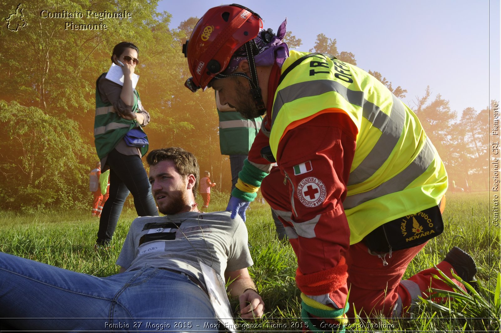 Pombia 27 Maggio 2015 - Maxi Emergenza Ticino 2015 - Croce Rossa Italiana- Comitato Regionale del Piemonte