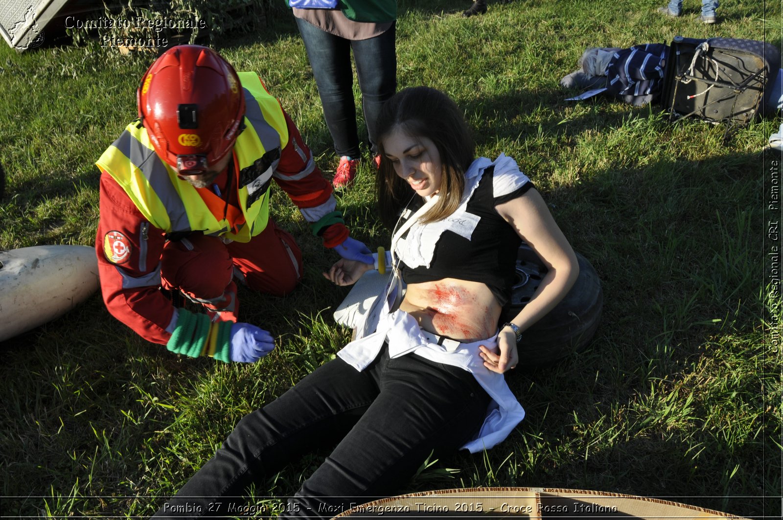 Pombia 27 Maggio 2015 - Maxi Emergenza Ticino 2015 - Croce Rossa Italiana- Comitato Regionale del Piemonte