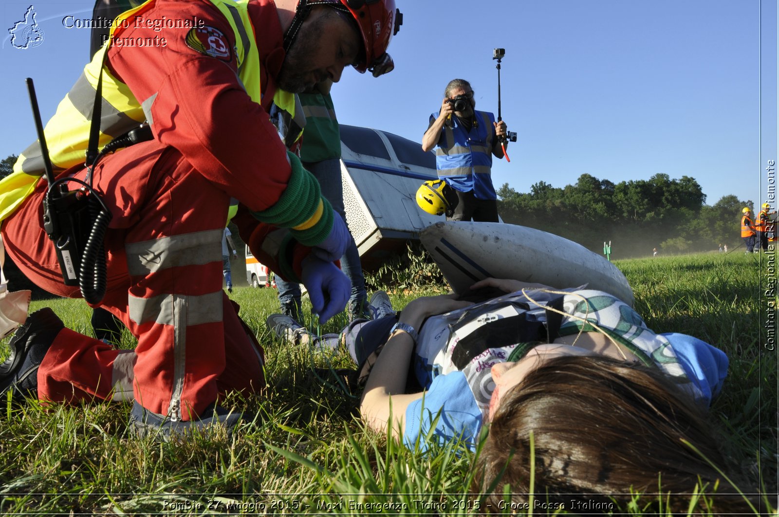 Pombia 27 Maggio 2015 - Maxi Emergenza Ticino 2015 - Croce Rossa Italiana- Comitato Regionale del Piemonte