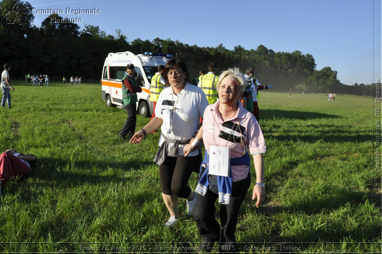 Pombia 27 Maggio 2015 - Maxi Emergenza Ticino 2015 - Croce Rossa Italiana- Comitato Regionale del Piemonte